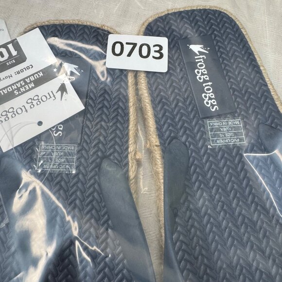 Mens Frogg Toggs Kuba Sandal Navy Size 10 flip-flop - Picture 6 of 6